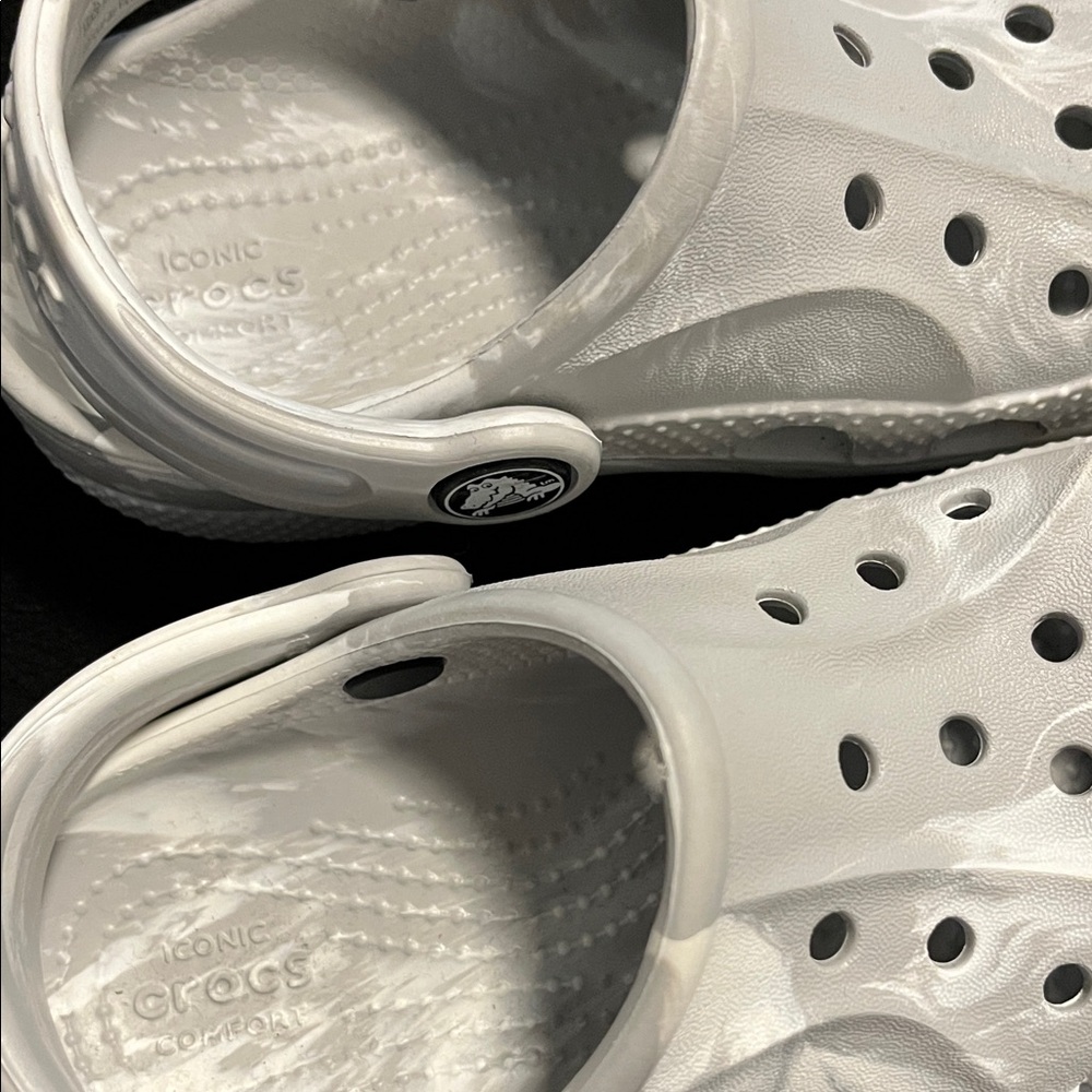 CROCS Kids' Water Shoes - White Swirl - Picture 3 of 4
